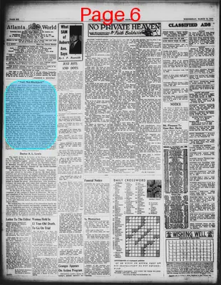 Page thumbnail for Atlanta Daily World
