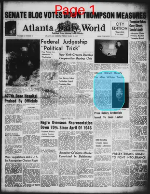 Page thumbnail for Atlanta Daily World
