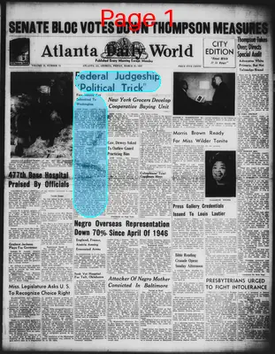 Page thumbnail for Atlanta Daily World