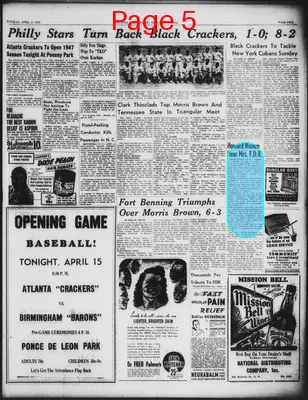 Page thumbnail for Atlanta Daily World