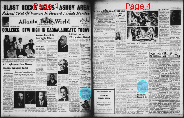 Page thumbnail for Atlanta Daily World