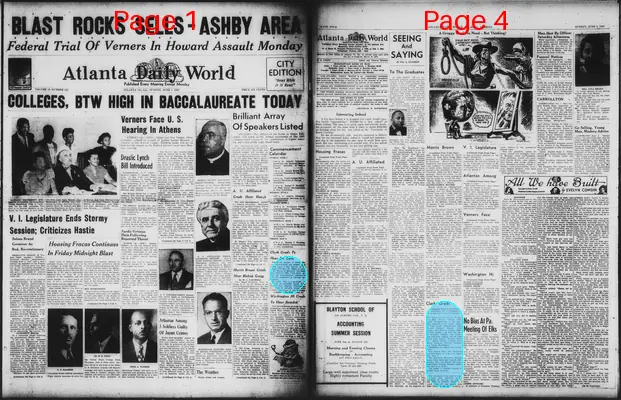 Page thumbnail for Atlanta Daily World