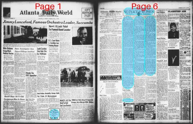 Page thumbnail for Atlanta Daily World