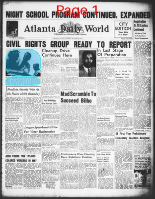 Page thumbnail for Atlanta Daily World
