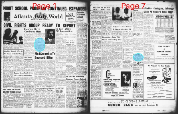 Page thumbnail for Atlanta Daily World