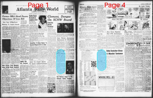 Page thumbnail for Atlanta Daily World