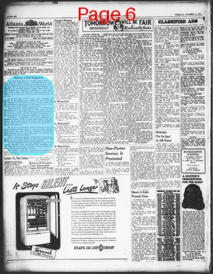 Page thumbnail for Atlanta Daily World