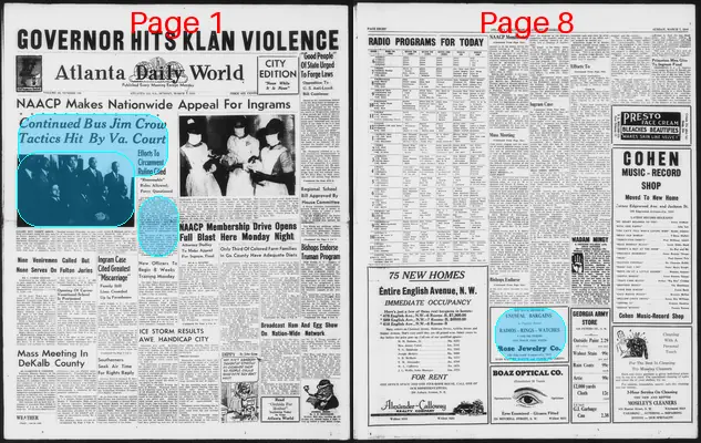 Page thumbnail for Atlanta Daily World
