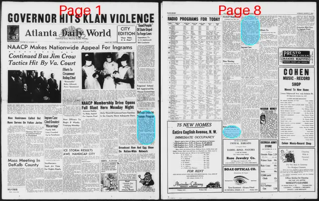 Page thumbnail for Atlanta Daily World