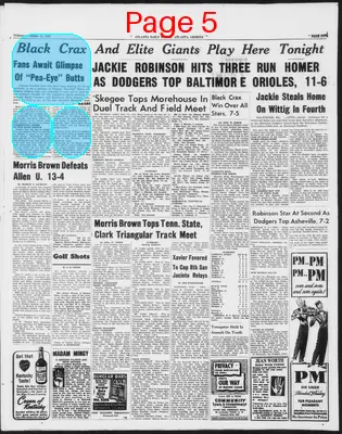 Page thumbnail for Atlanta Daily World