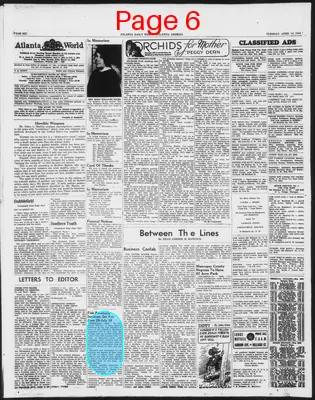 Page thumbnail for Atlanta Daily World