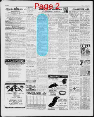Page thumbnail for Atlanta Daily World