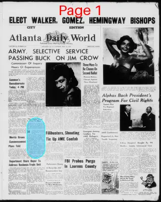 Page thumbnail for Atlanta Daily World