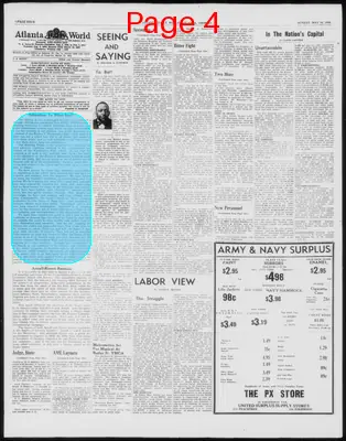 Page thumbnail for Atlanta Daily World