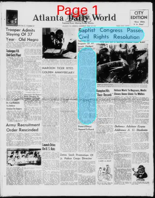 Page thumbnail for Atlanta Daily World