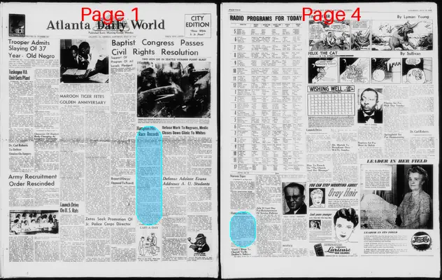 Page thumbnail for Atlanta Daily World