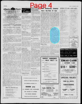 Page thumbnail for Atlanta Daily World