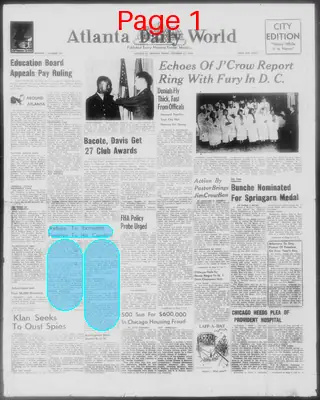 Page thumbnail for Atlanta Daily World