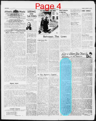 Page thumbnail for Atlanta Daily World