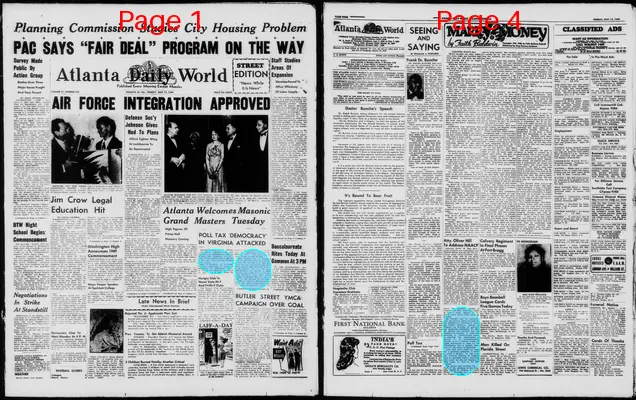 Page thumbnail for Atlanta Daily World