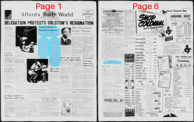 Page thumbnail for Atlanta Daily World