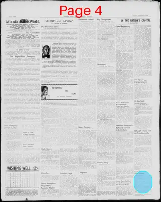 Page thumbnail for Atlanta Daily World