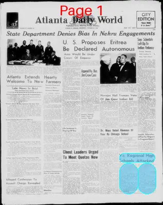 Page thumbnail for Atlanta Daily World