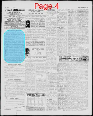 Page thumbnail for Atlanta Daily World