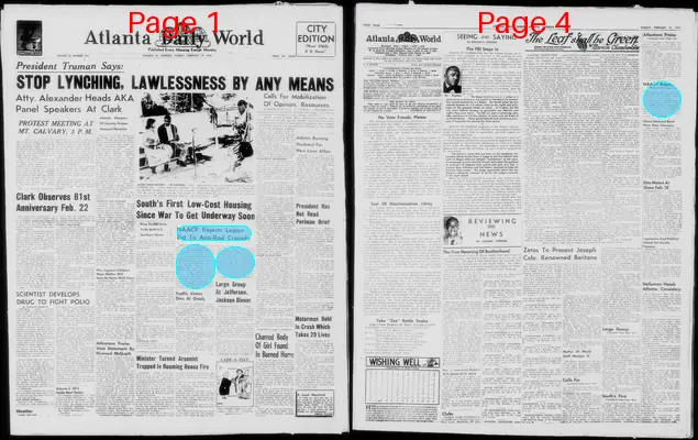 Page thumbnail for Atlanta Daily World