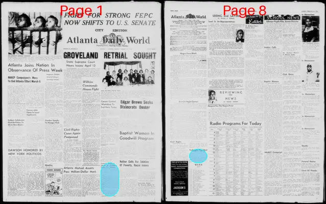 Page thumbnail for Atlanta Daily World
