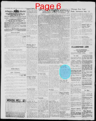 Page thumbnail for Atlanta Daily World