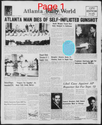 Page thumbnail for Atlanta Daily World