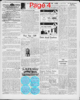 Page thumbnail for Atlanta Daily World