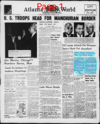 Page thumbnail for Atlanta Daily World
