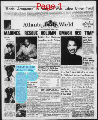 Page thumbnail for Atlanta Daily World