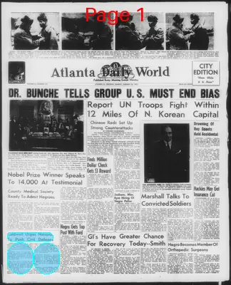 Page thumbnail for Atlanta Daily World