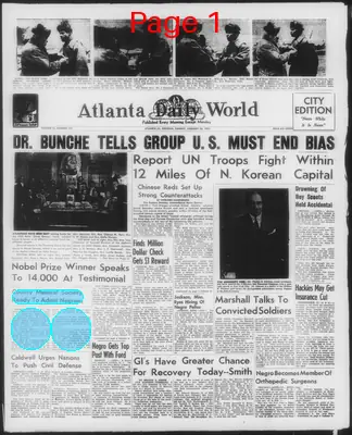 Page thumbnail for Atlanta Daily World