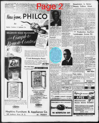 Page thumbnail for Atlanta Daily World