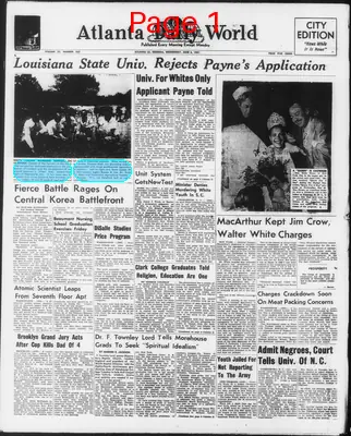 Page thumbnail for Atlanta Daily World