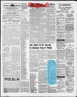 Page thumbnail for Atlanta Daily World