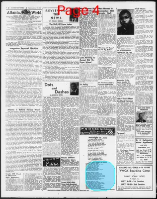 Page thumbnail for Atlanta Daily World