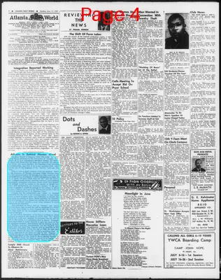 Page thumbnail for Atlanta Daily World