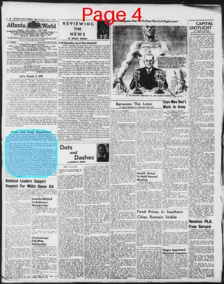 Page thumbnail for Atlanta Daily World