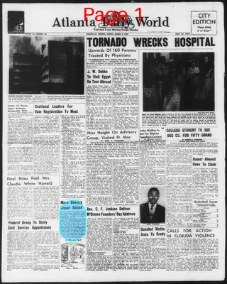 Page thumbnail for Atlanta Daily World