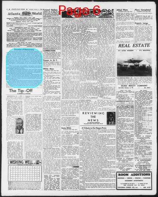 Page thumbnail for Atlanta Daily World