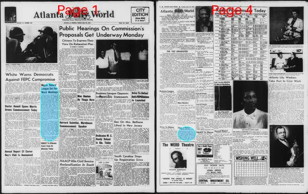 Page thumbnail for Atlanta Daily World