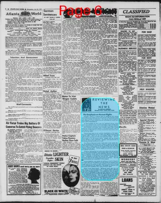 Page thumbnail for Atlanta Daily World