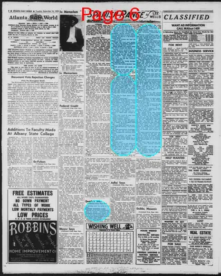 Page thumbnail for Atlanta Daily World