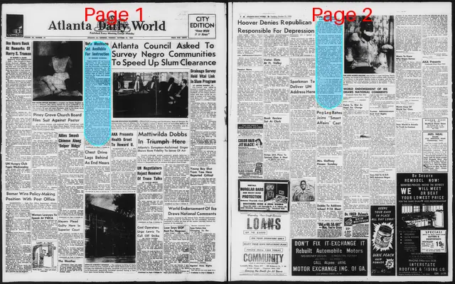 Page thumbnail for Atlanta Daily World