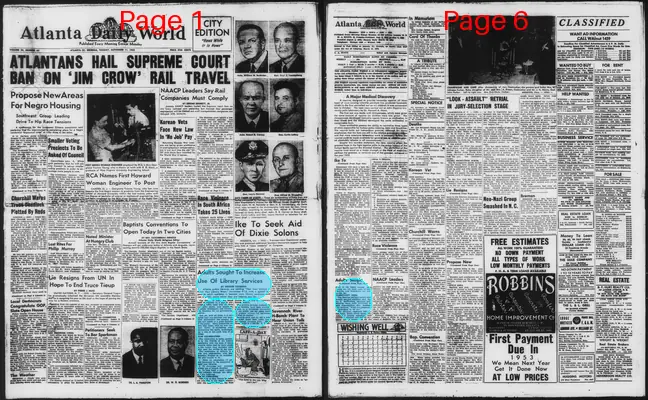 Page thumbnail for Atlanta Daily World